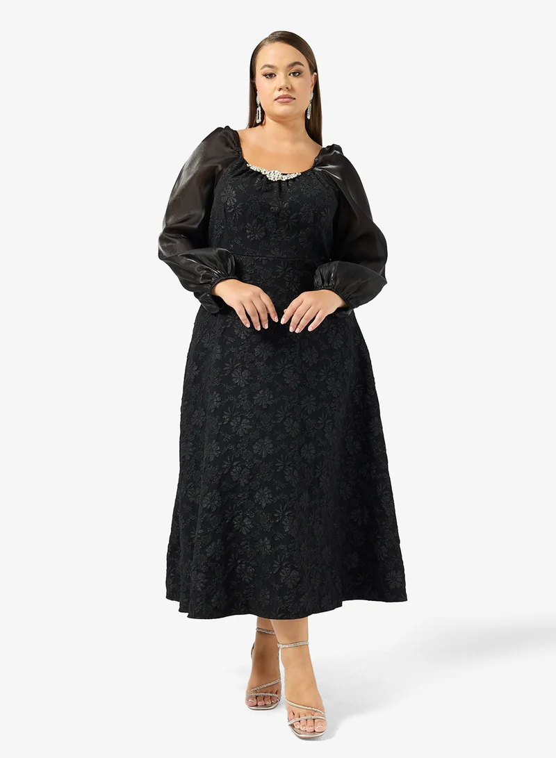 Ella Plus A-line Lace Dress